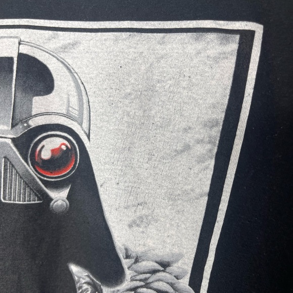 Star Wars Angry Birds Black Crewneck Tee Shirt Darth Vader Size  XXL 2XL - Picture 4 of 5